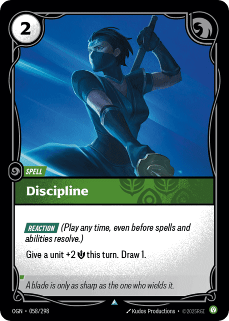 Discipline (58) — Origins