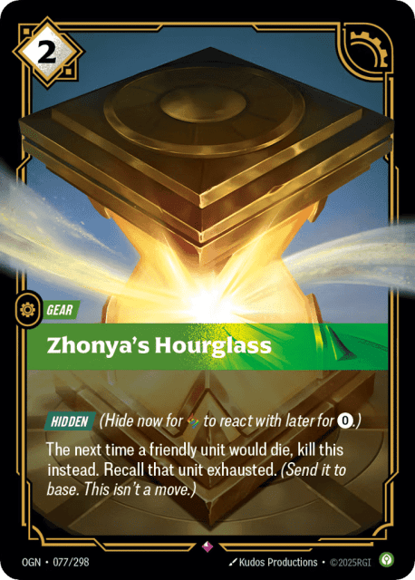 Zhonya's Hourglass (Foil) (77) — Origins