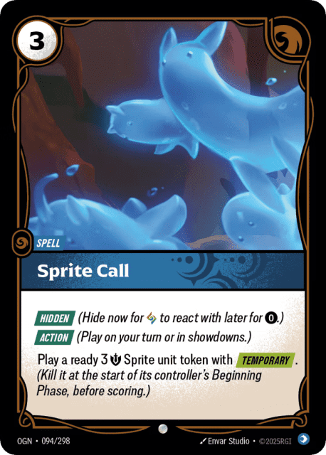 Sprite Call (94) — Origins