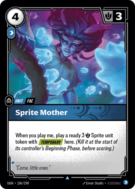 Sprite Mother (106) — Origins
