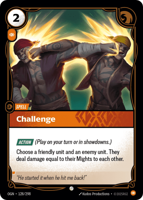 Challenge (Foil) (128) — Origins