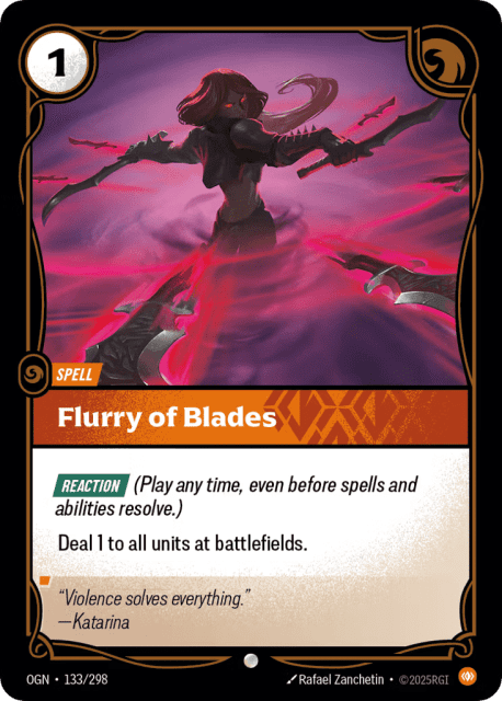 Flurry Of Blades (133) — Origins