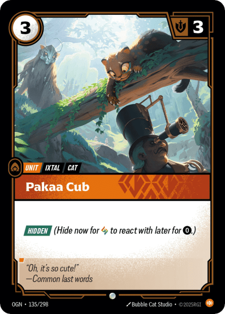 Pakaa Cub (Foil) (135) — Origins