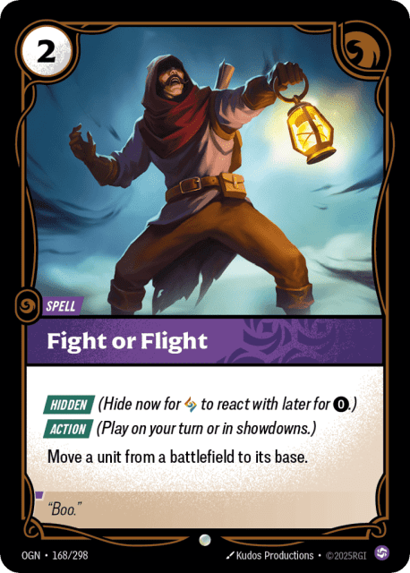 Fight Or Flight (168) — Origins