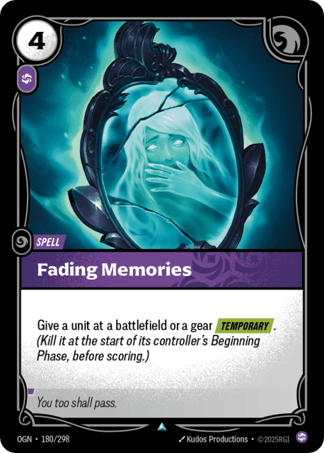Fading Memories (Foil) (180) — Origins