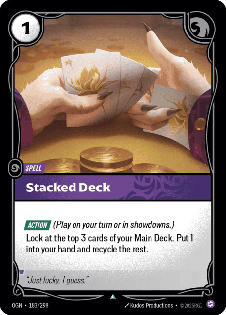 Stacked Deck (Foil) (183) — Origins