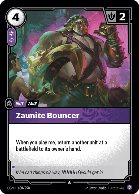 Zaunite Bouncer (Foil) (188) — Origins