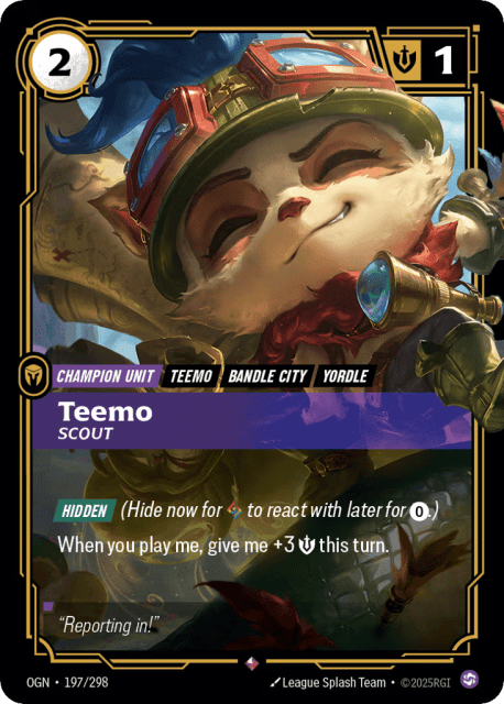 Teemo, Scout (Foil) (197) — Origins