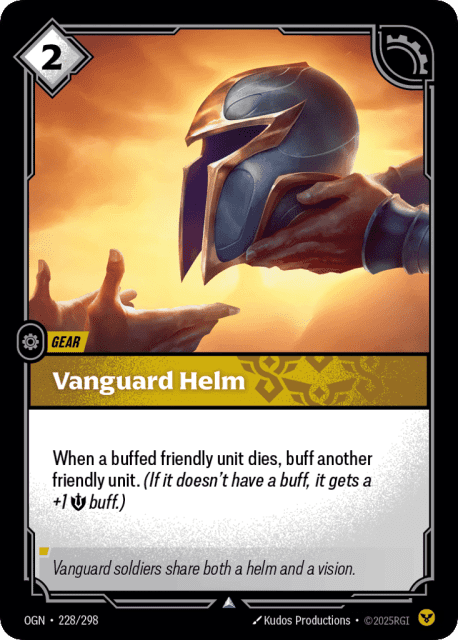 Vanguard Helm (228) — Origins