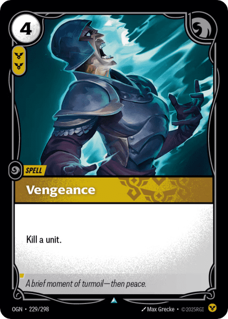 Vengeance (229) — Origins