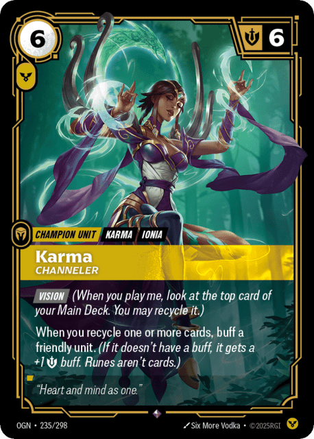 Karma, Channeler (Foil) (235) — Origins
