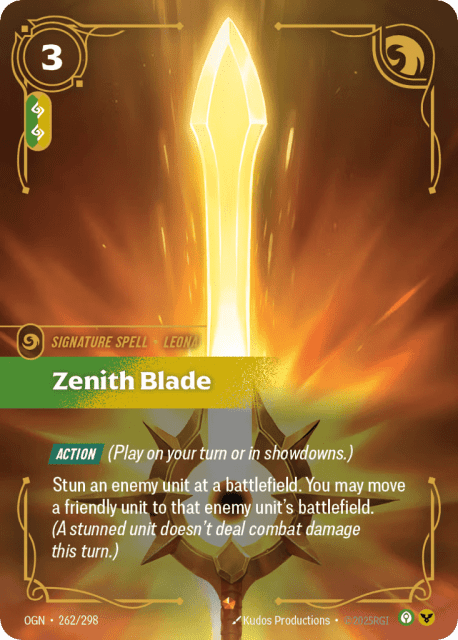 Zenith Blade (Foil) (262) — Origins