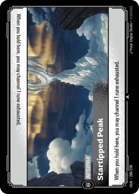 Startipped Peak (288) — Origins