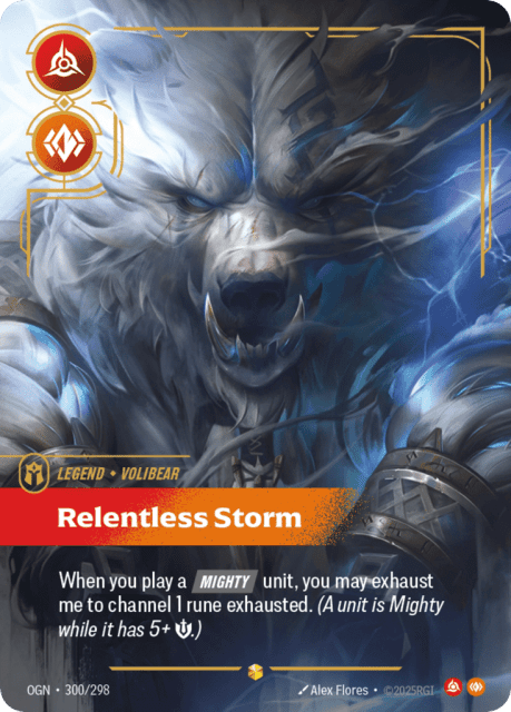Relentless Storm (Foil) (300) — Origins