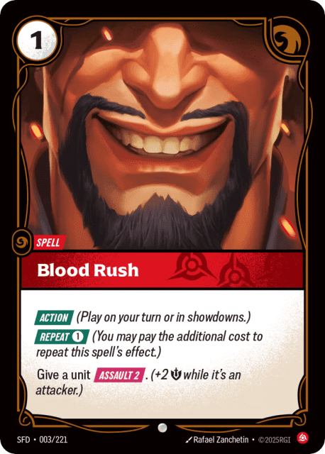Blood Rush (Foil) (3) — Spiritforged