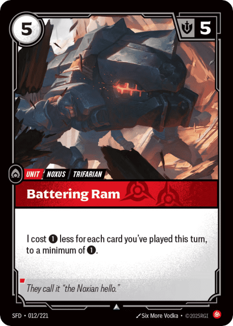 Battering Ram (Foil) (12) — Spiritforged