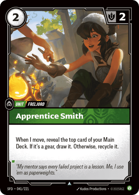 Apprentice Smith (Foil) (41) — Spiritforged