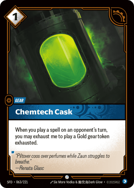 Chemtech Cask (Foil) (63) — Spiritforged