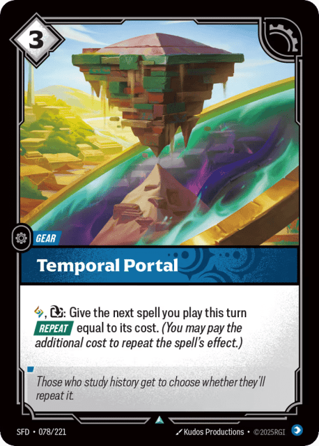 Temporal Portal (Foil) (78) — Spiritforged