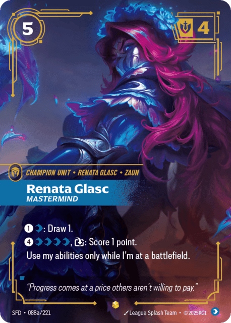 Renata Glasc, Mastermind (Foil) (88a) — Spiritforged