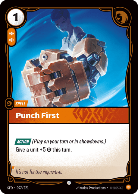 Punch First (Foil) (97) — Spiritforged