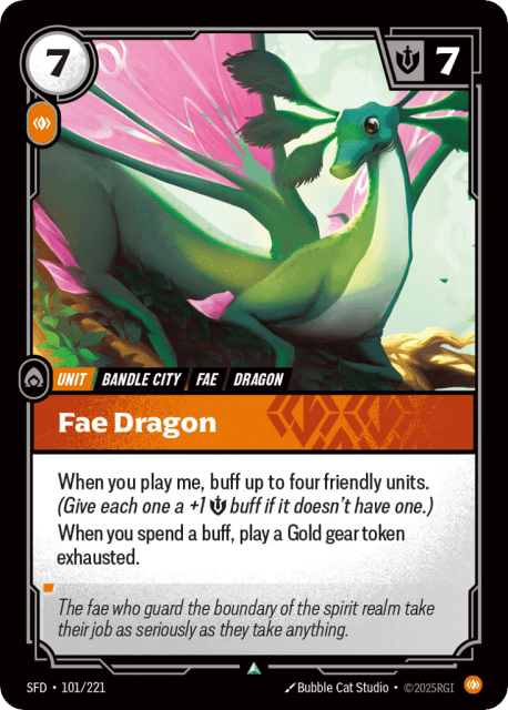 Fae Dragon (Foil) (101) — Spiritforged
