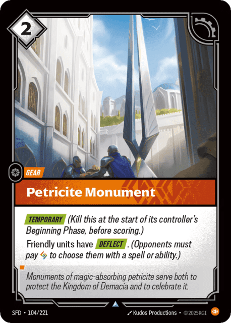 Petricite Monument (Foil) (104) — Spiritforged