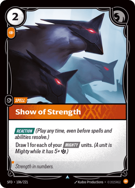 Show Of Strength (106) — Spiritforged