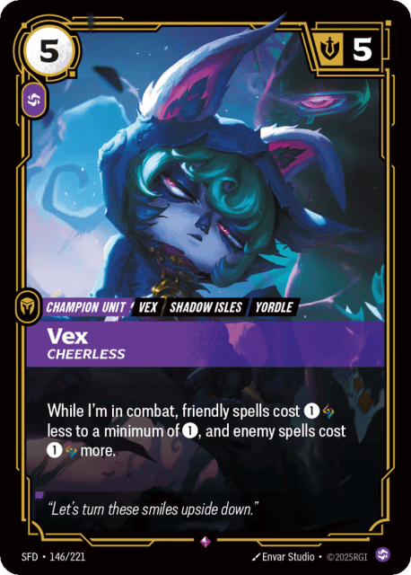 Vex, Cheerless (Foil) (146) — Spiritforged