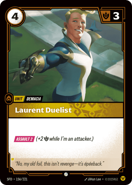 Laurent Duelist (Foil) (156) — Spiritforged