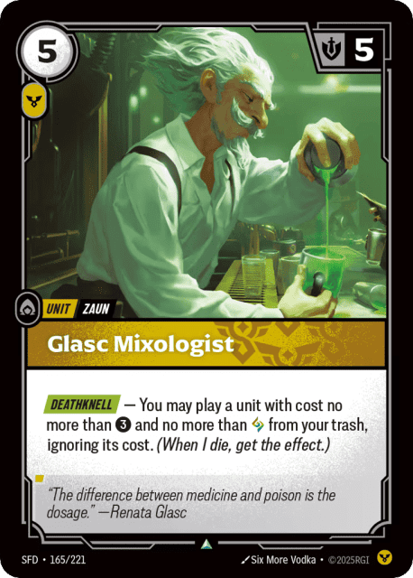 Glasc Mixologist (Foil) (165) — Spiritforged