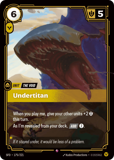 Undertitan (Foil) (175) — Spiritforged