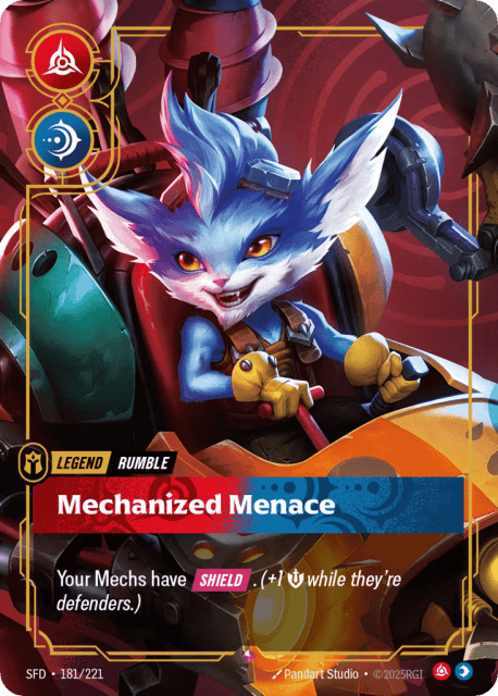 Mechanized Menace (Foil) (181) — Spiritforged