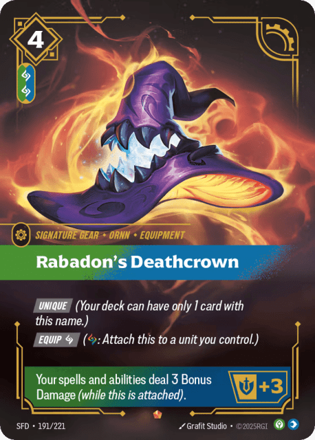 Rabadon's Deathcrown (Foil) (191) — Spiritforged