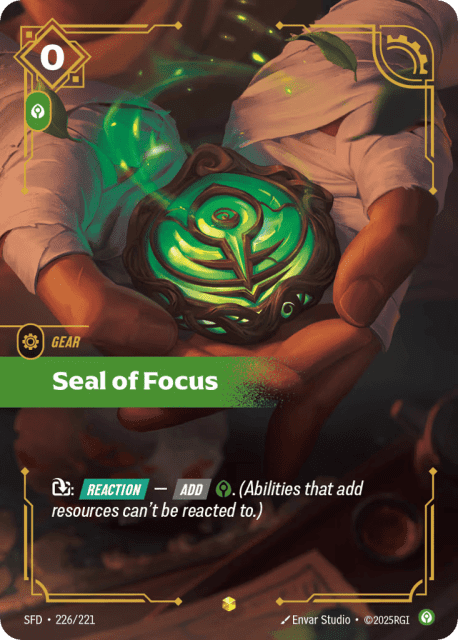 Seal Of Focus (Foil) (226) — Spiritforged