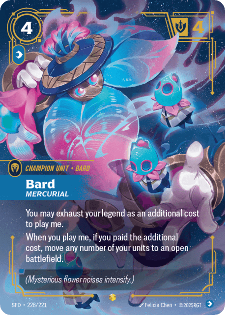 Bard, Mercurial (Foil) (228) — Spiritforged