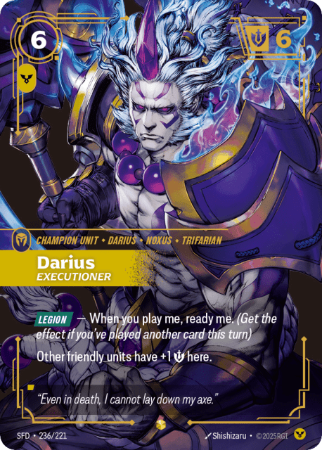 Darius, Executioner (Foil) (236) — Spiritforged