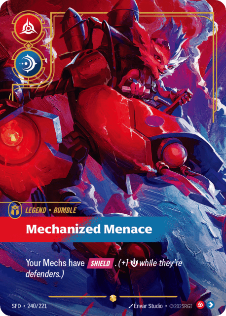 Mechanized Menace (Foil) (240) — Spiritforged
