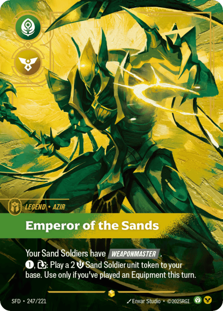 Emperor Of The Sands (Foil) (247) — Spiritforged