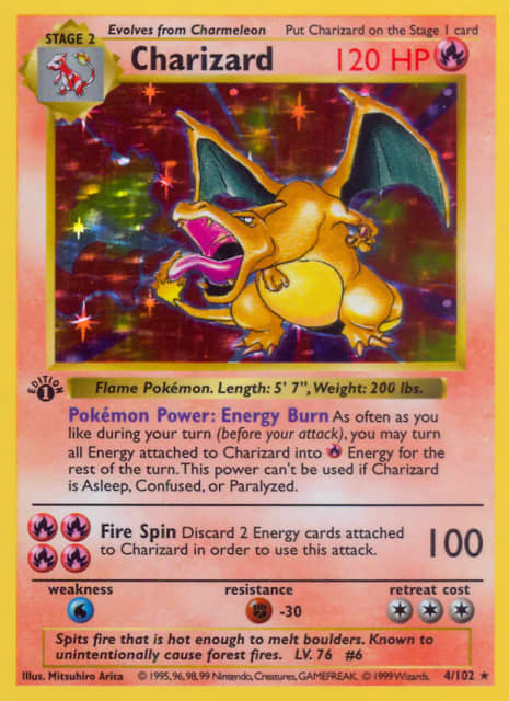 Charizard (Jumbo) (4) — Base