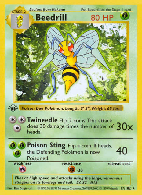 Beedrill (Unlimited) (17) — Base