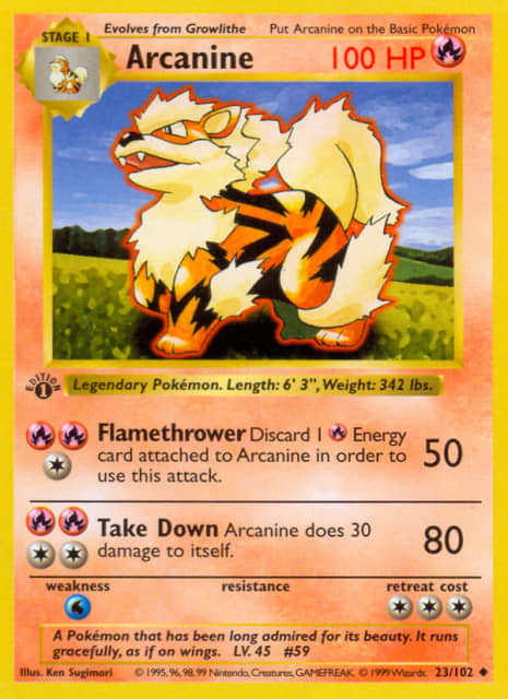 Arcanine (Unlimited) (23) — Base