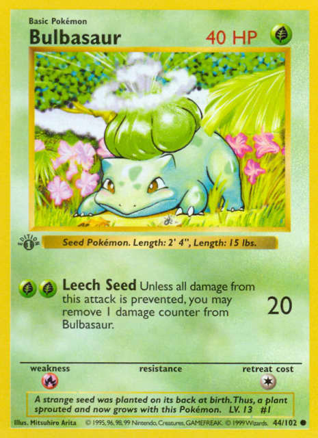 Bulbasaur (Jumbo) (44) — Base