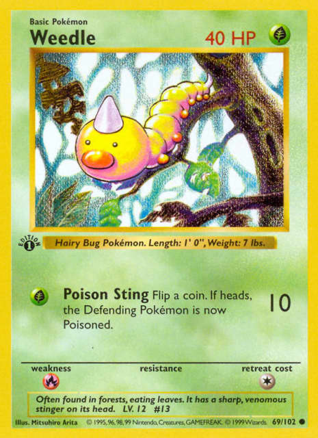 Weedle (Unlimited) (69) — Base