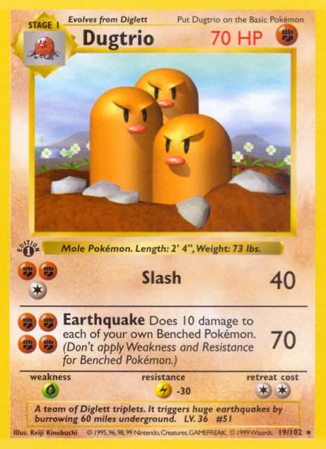 Dugtrio (Unlimited) (19) — Base