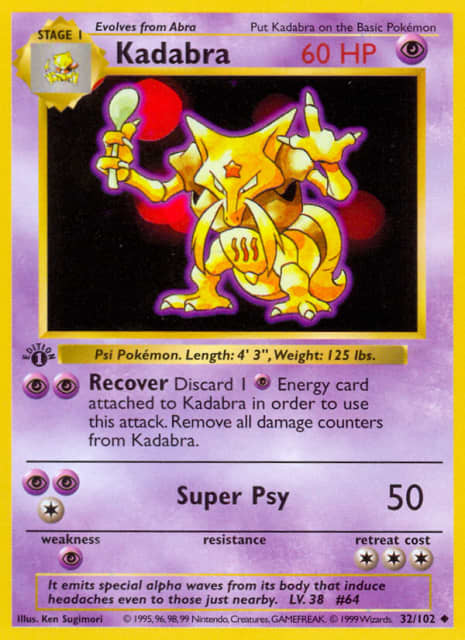 Kadabra (Unlimited) (32) — Base