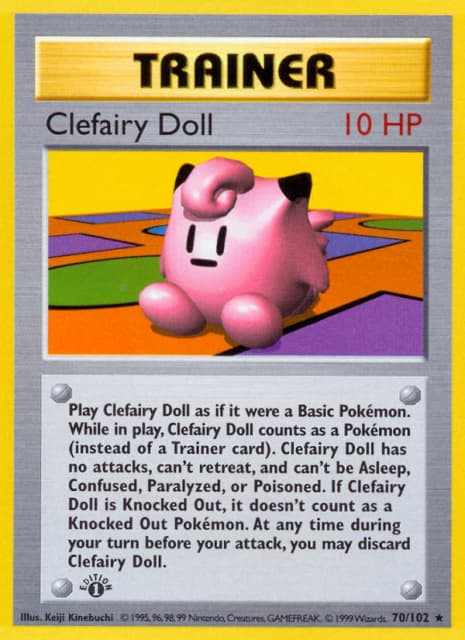 Clefairy Doll (Unlimited) (70) — Base