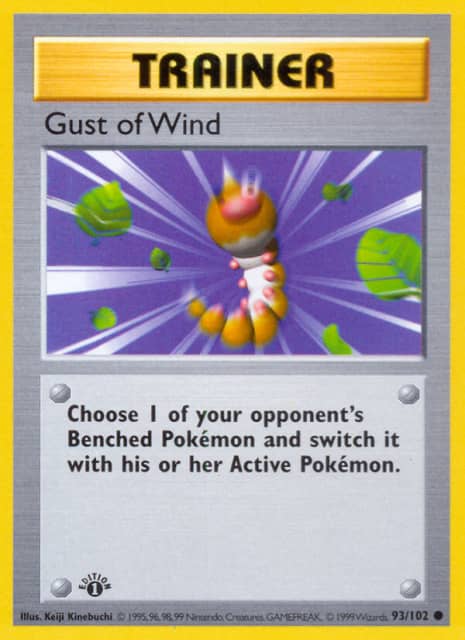Gust of Wind (First Edition Shadowless) (93) — Base