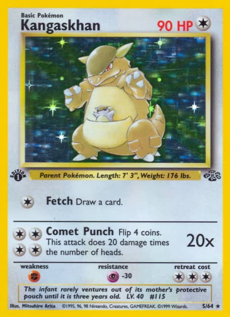 Kangaskhan (Unlimited Holofoil) (5) — Jungle