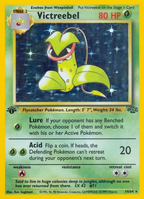 Victreebel (First Edition Holofoil) (14) — Jungle